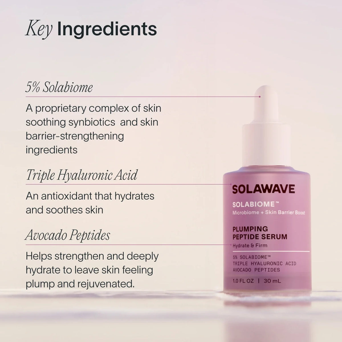 Pre- & Probiotic Plumping Peptide Serum - Elevate
