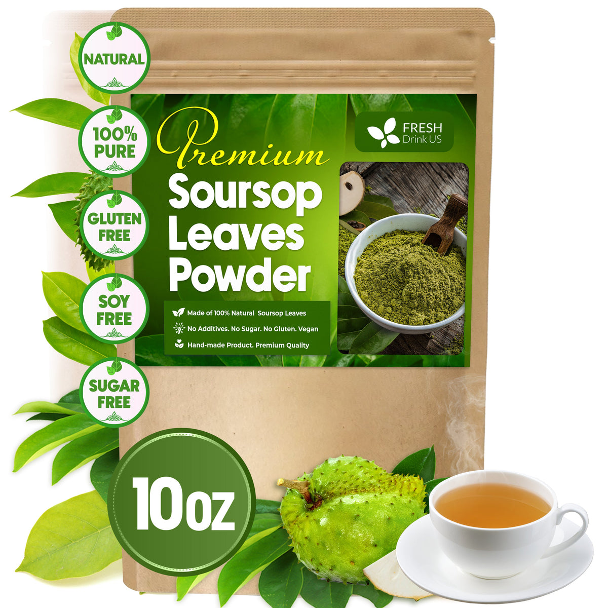 Premium Soursop Leaves Tea Bags