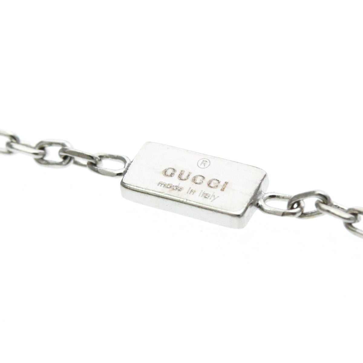 Gucci Diamond Necklace · 18K White Gold