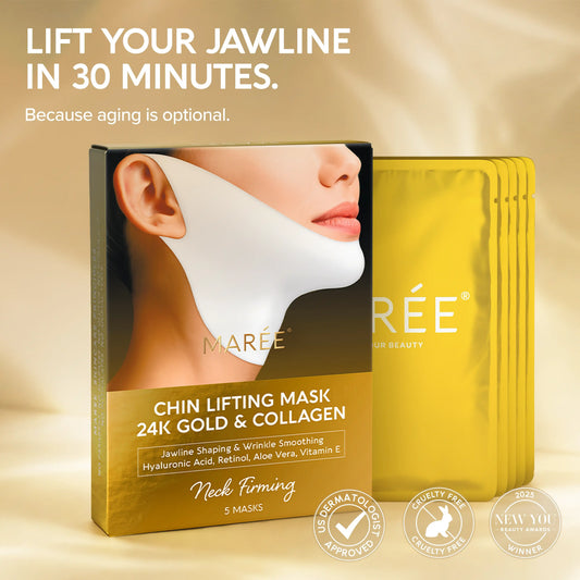 24K Gold Chin & Jawline Lifting Mask - Elevate