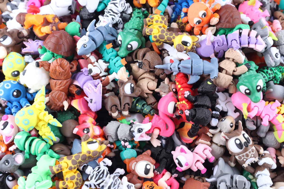 3D Printed Mini Fidget Creatures [Crafts3D] - Elevate