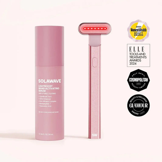 4-in-1 Red Light Therapy Wand & Activating Serum Kit - Elevate