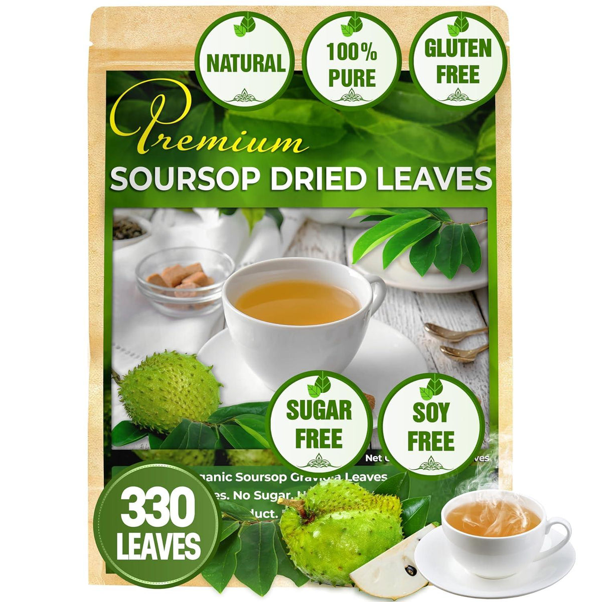 Premium Soursop Leaves Tea Bags