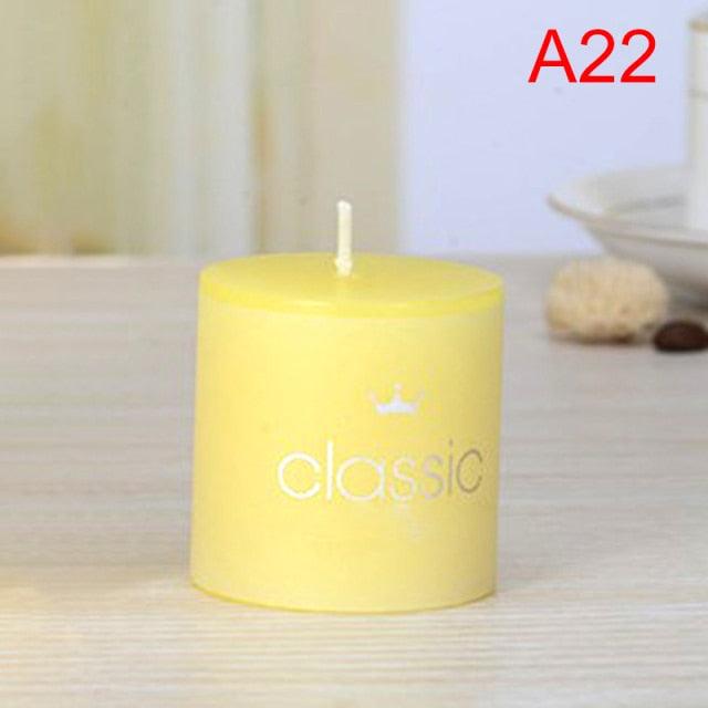 Scented Candle Candles For Home Scented 100 Hour Long Lasting Aromatherapy Candle Highly Scented & Soy Jar Candle Gift Lavender Classic Cylindrical Birthday Romantic Small Candle Wedding Western Food Candlestick Column Wax