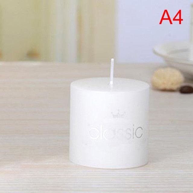 Scented Candle Candles For Home Scented 100 Hour Long Lasting Aromatherapy Candle Highly Scented & Soy Jar Candle Gift Lavender Classic Cylindrical Birthday Romantic Small Candle Wedding Western Food Candlestick Column Wax