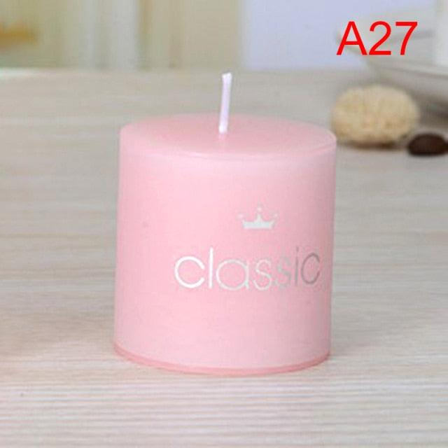 Scented Candle Candles For Home Scented 100 Hour Long Lasting Aromatherapy Candle Highly Scented & Soy Jar Candle Gift Lavender Classic Cylindrical Birthday Romantic Small Candle Wedding Western Food Candlestick Column Wax